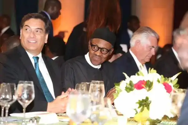 President Buhari Meets With Top Executives In Washington [See Photos]